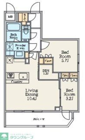 クレストコート池上六丁目の物件間取画像